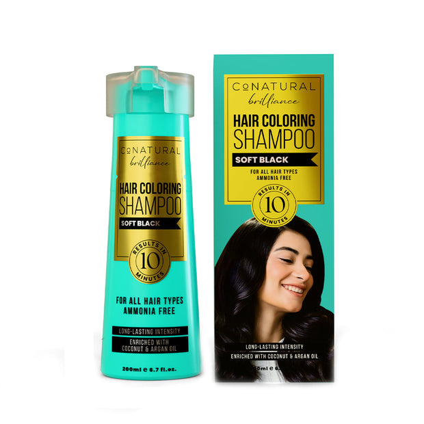 Hair Coloring Shampoo – Soft Black